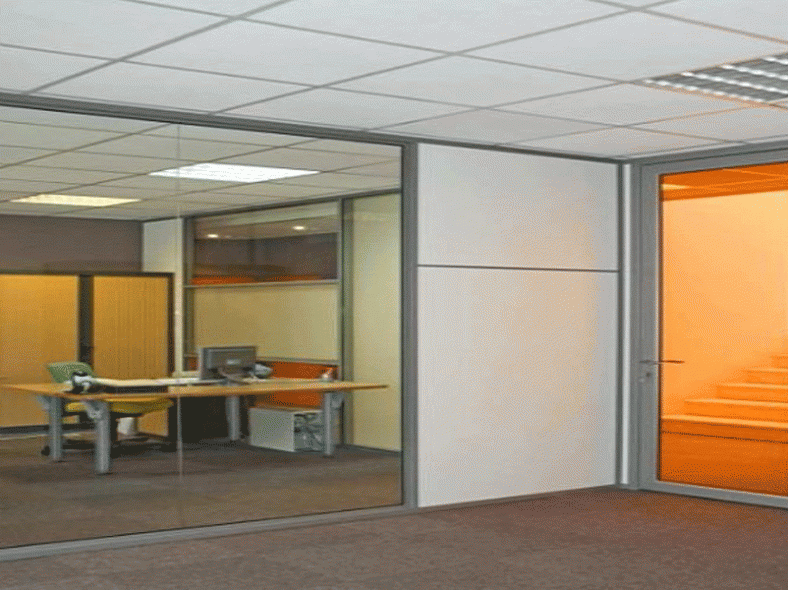 Cloison amovible industrielle et tertiaire