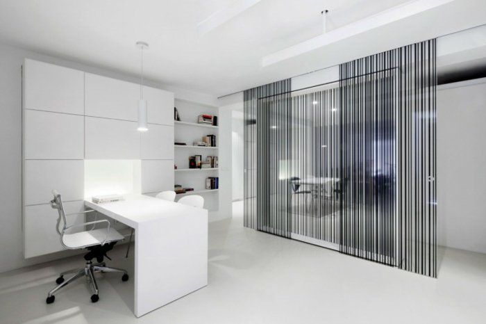Cloison amovible open space