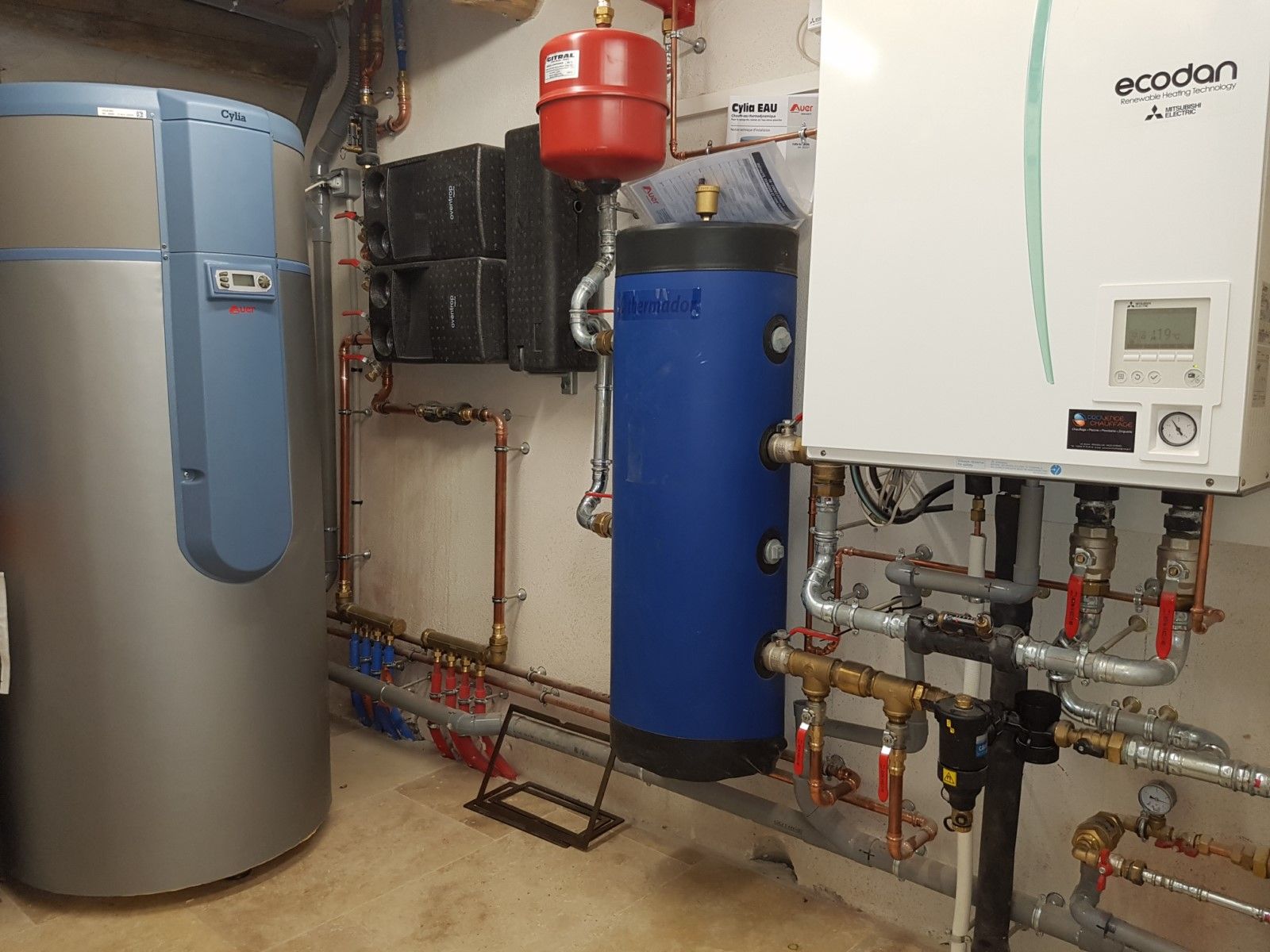 Installation pompe a chaleur