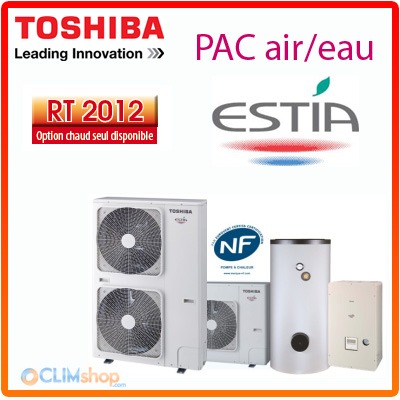 Pompe a chaleur air air toshiba prix