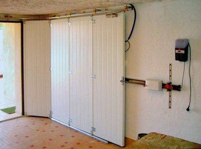 Motorisation porte de garage coulissante latérale somfy