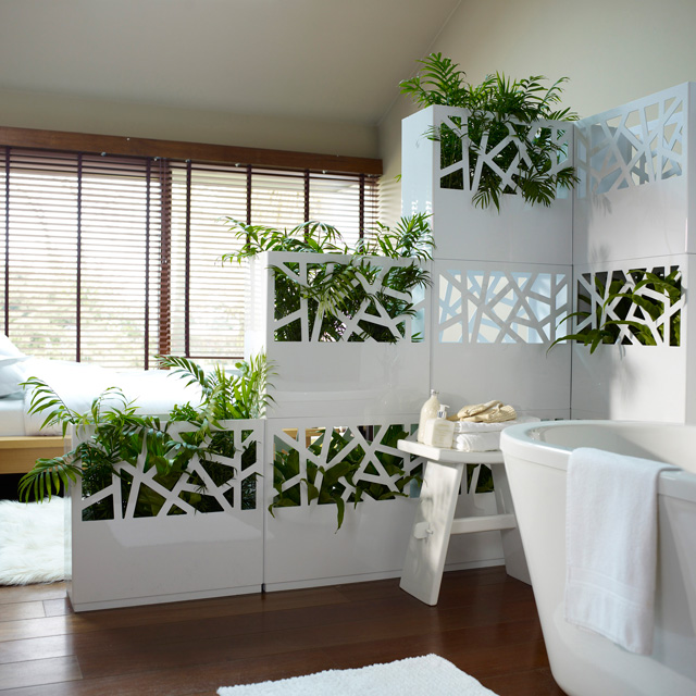 Cloison amovible pour salle de bain