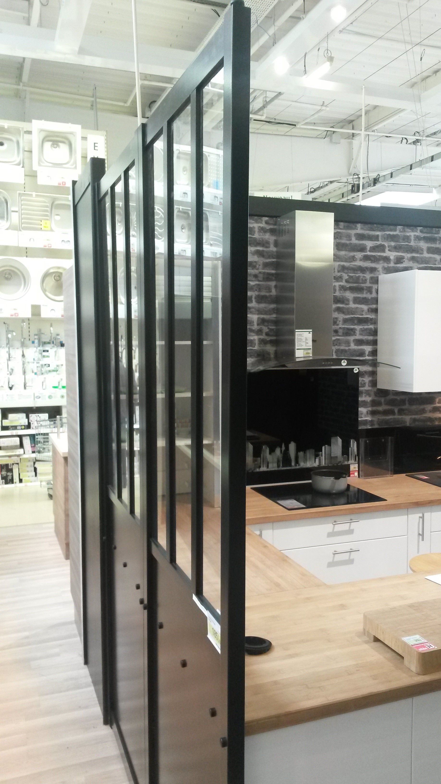 Cloison amovible style atelier leroy merlin