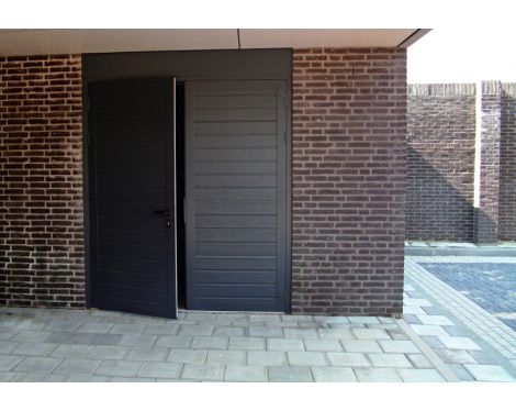 Porte de garage jette
