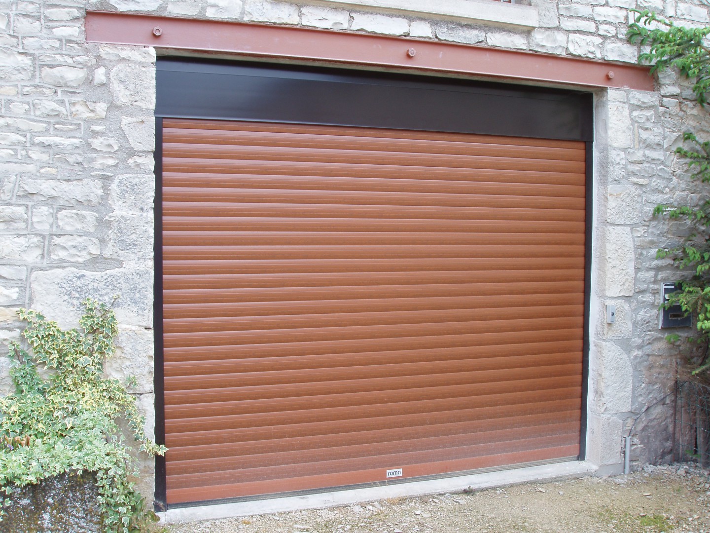 Porte de garage enroulable roma
