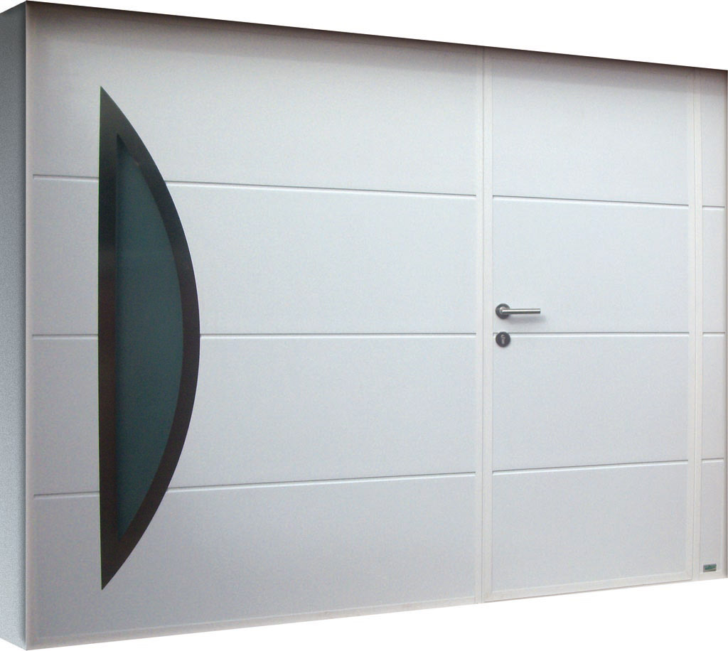 Porte de garage isolée sur mesure