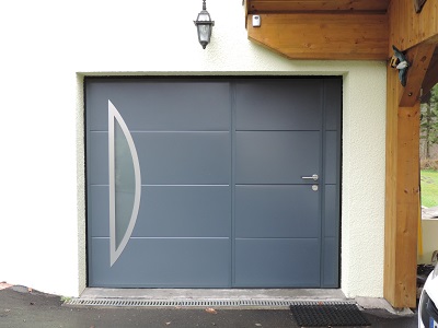 Porte de garage basculante avec portillon occasion