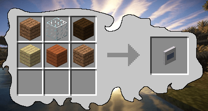 Porte de garage minecraft