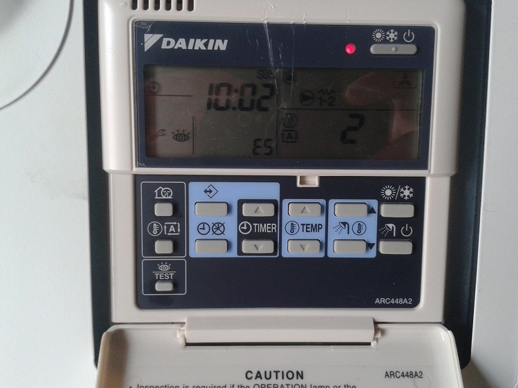 Pompe a chaleur daikin code erreur