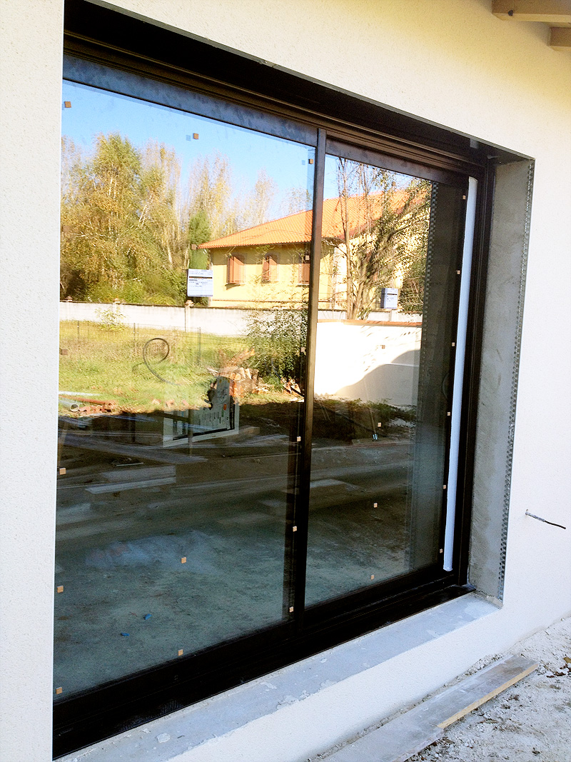 Porte de garage basculante vitrée