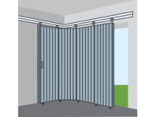 Porte de garage coulissante suspendue
