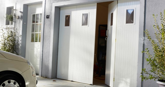 Prix d'une porte de garage coulissante en pvc