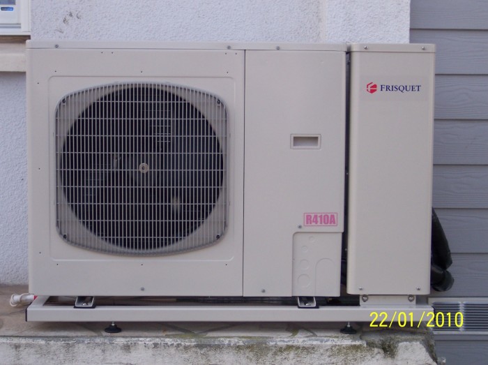 Pompe à chaleur air eau frisquet