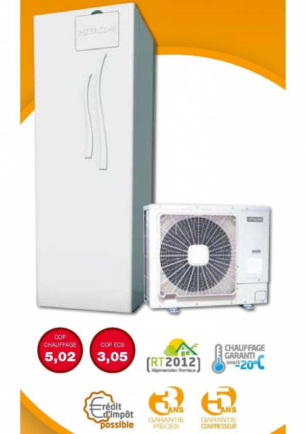 Pompe a chaleur hitachi garantie