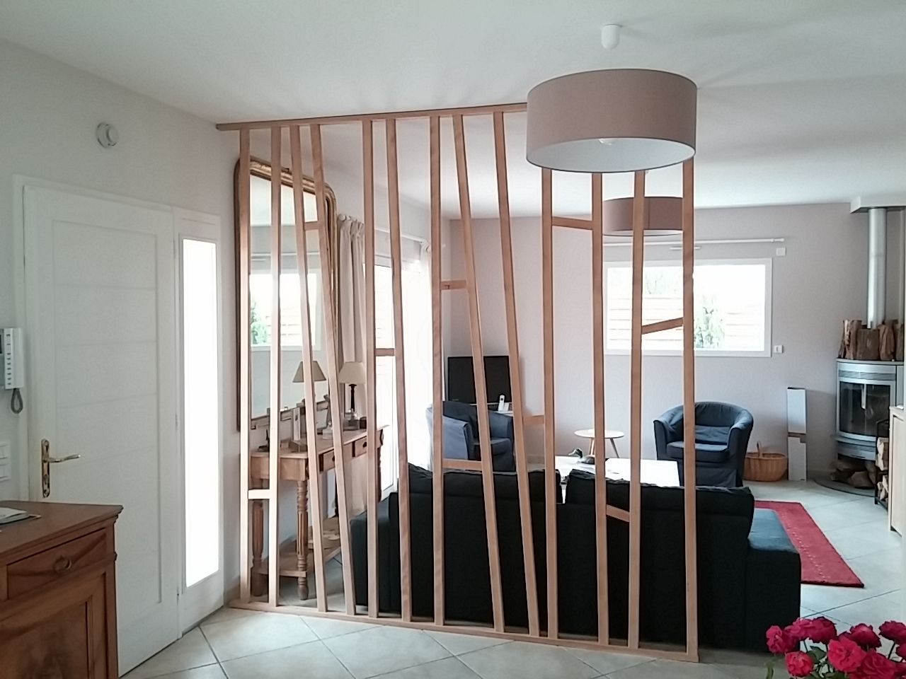 Lame orientable pour cloison