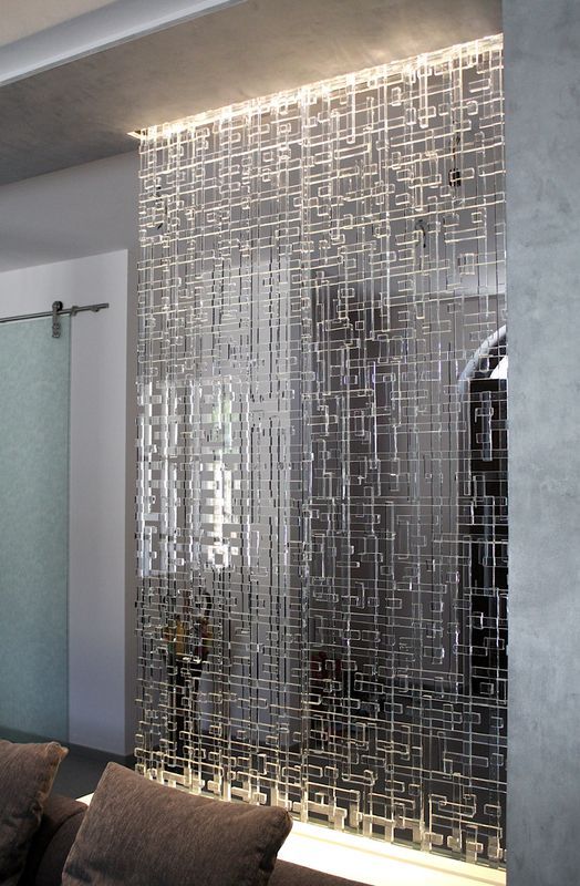 Separation mur en verre