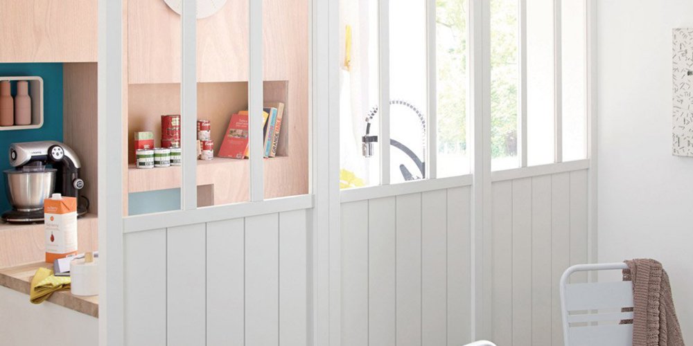Cloison amovible pour salle blanche