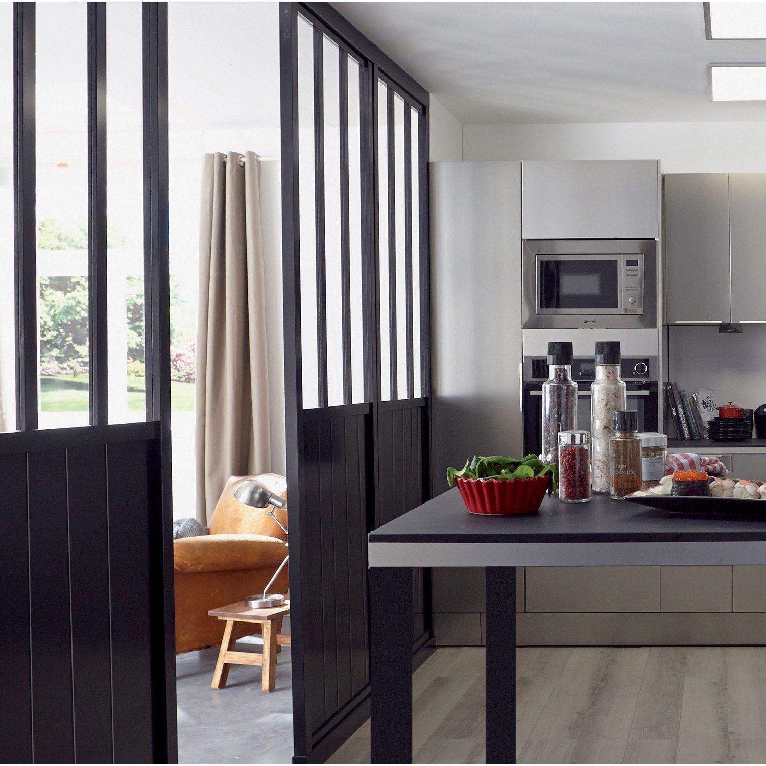 Cloison amovible persienne leroy merlin