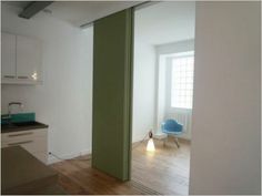 Chambre avec cloison amovible