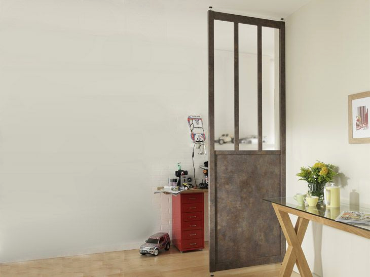 Cloison amovible retractable