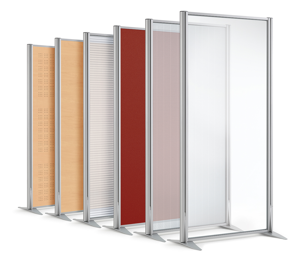 Cloison mobile courbe