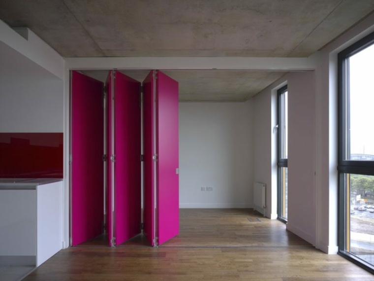 Cloison accordeon amovible