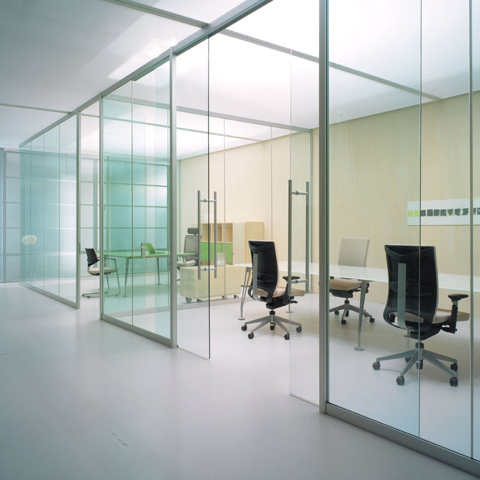 Cloison de bureau vitrée