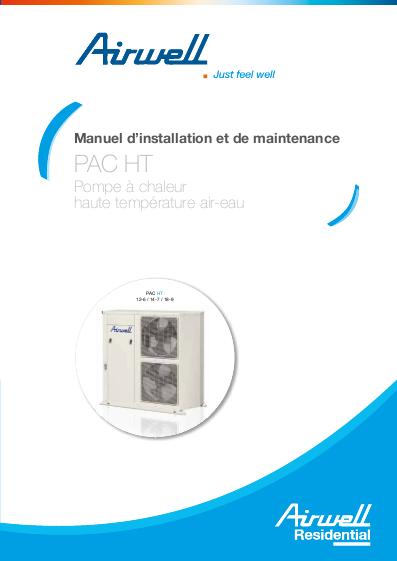 Pompe a chaleur airwell notice