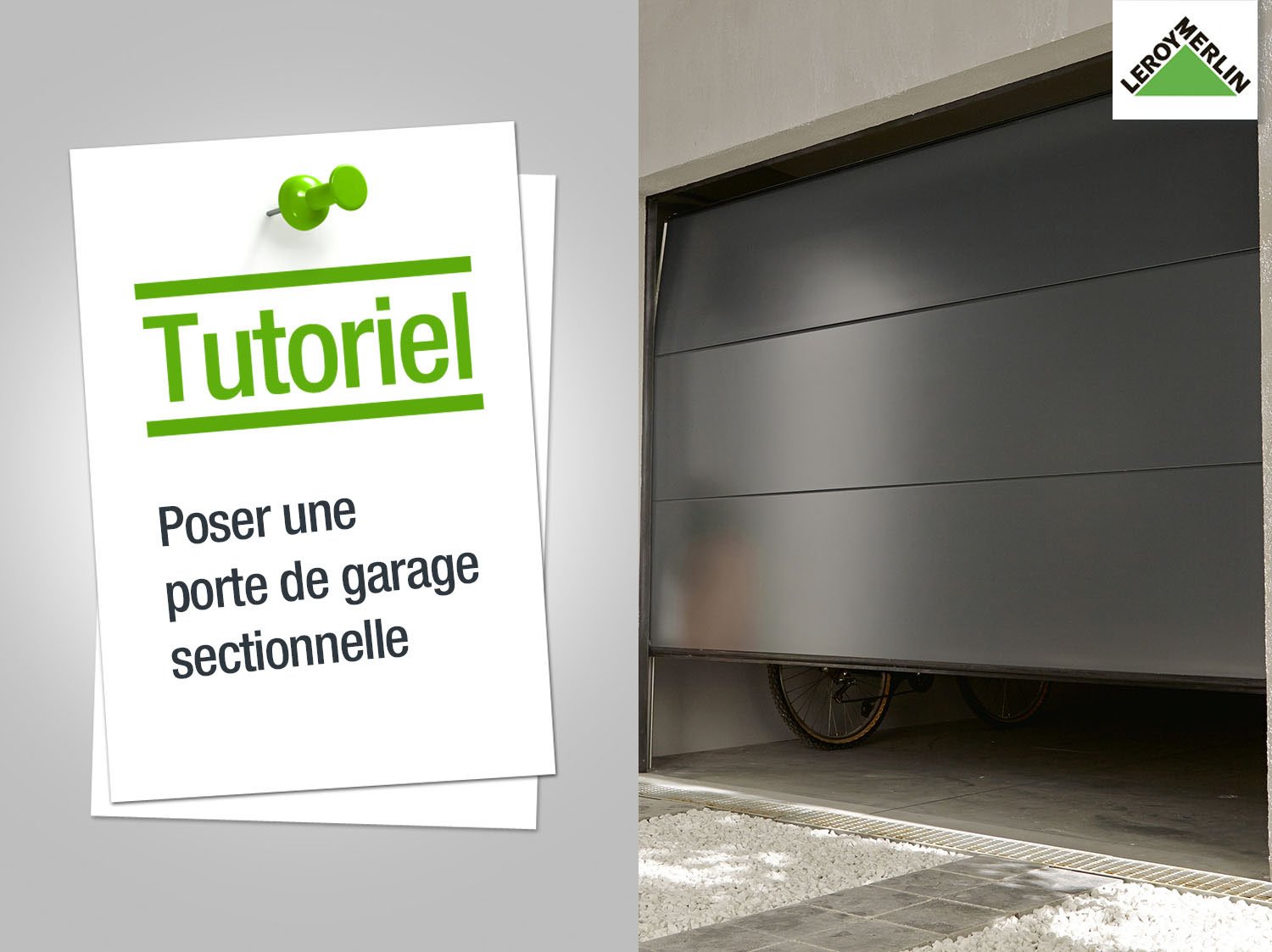 Porte de garage sectionnelle motorisée berlin ags
