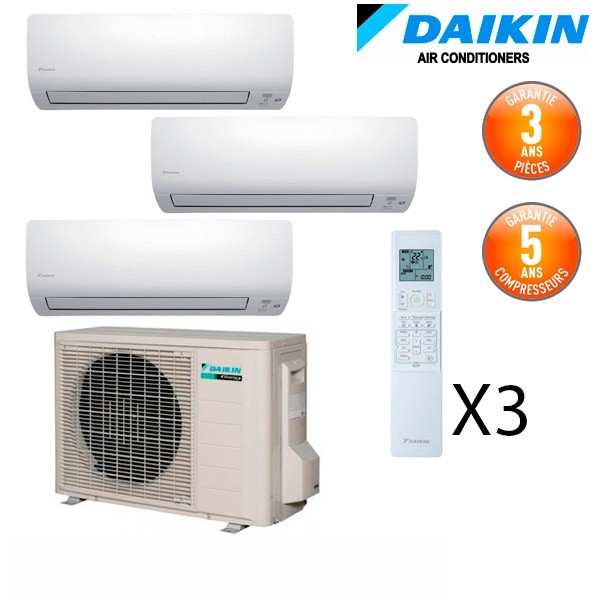 Pompe a chaleur daikin tri split