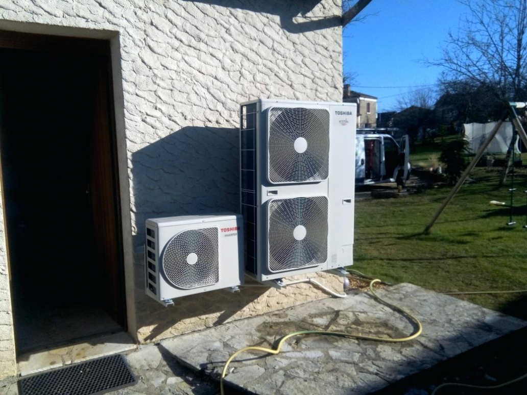 Pompe a chaleur air eau haute temperature toshiba