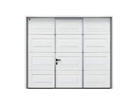 Porte de garage hormann avec portillon incorpore