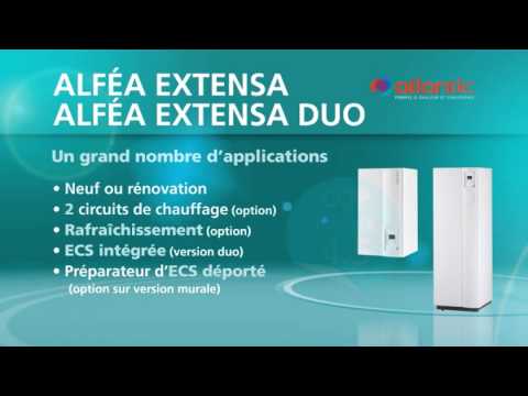 Pompe à chaleur aérothermie alféa extensa duo +