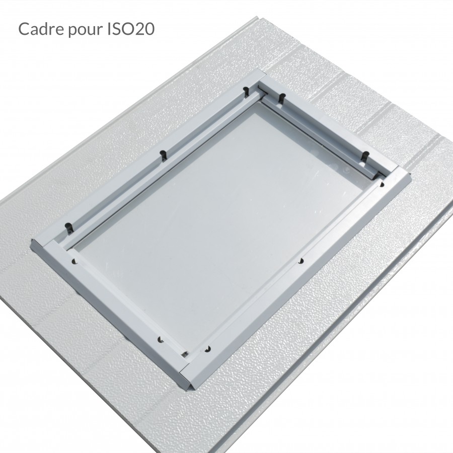 Hublot rectangulaire porte de garage castorama
