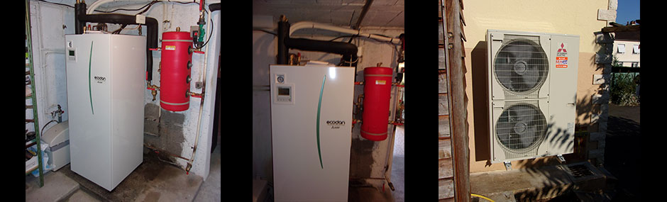 Pompe a chaleur air eau mitsubishi