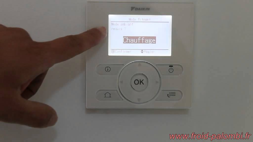 Comment régler une pompe à chaleur daikin