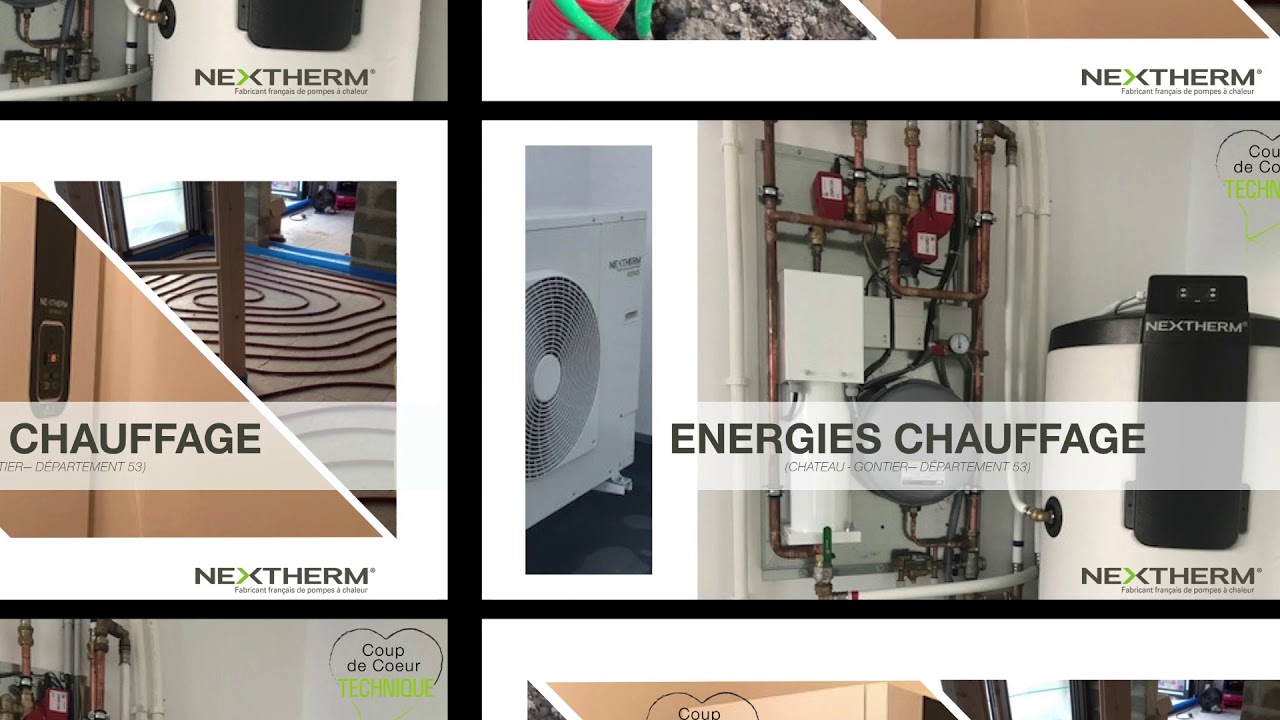 Pompe a chaleur geothermie nextherm