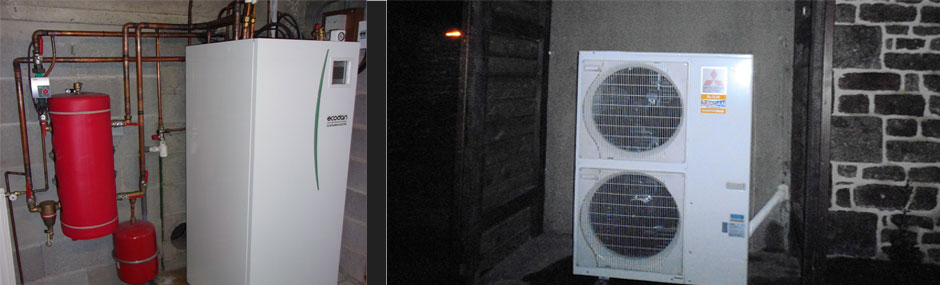 Pompe à chaleur mitsubishi ecodan hydrobox duo