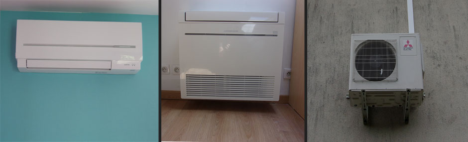 Pompe a chaleur air air reversible mitsubishi