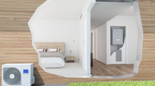 Pompe a chaleur air air pour 100m2