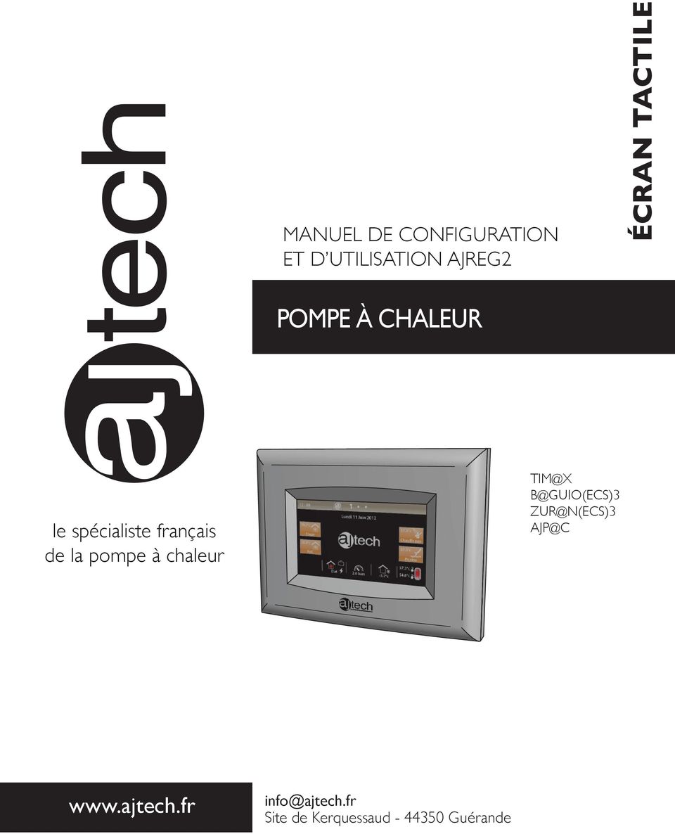 Programmateur pompe à chaleur ajtech