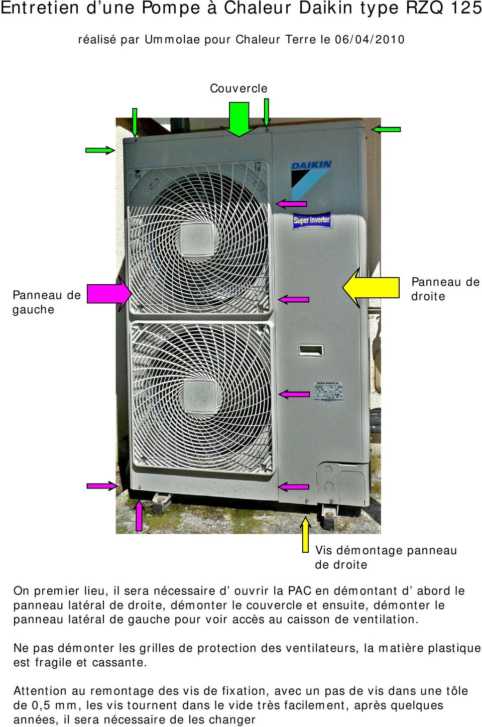 Pompe a chaleur daikin qui fait du bruit