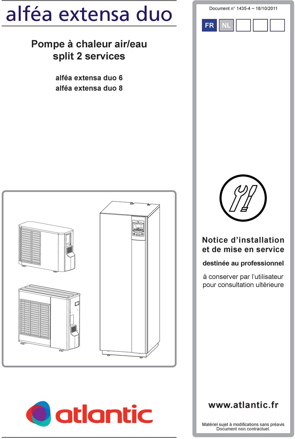 Calcul puissance pompe à chaleur atlantic