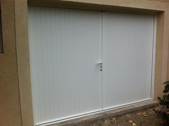 Porte de garage 2 battants sur mesure