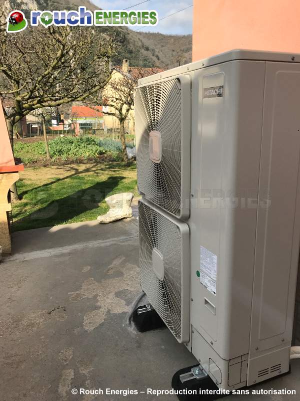 Pompe a chaleur air eau haute temperature hitachi prix