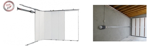 Porte de garage enroulable laterale