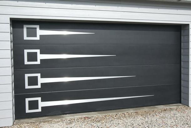 Porte de garage sectionnelle design