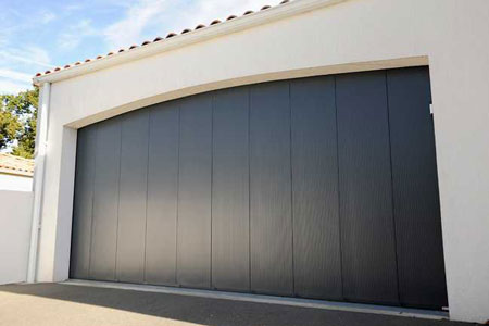 Porte de garage acier sur mesure