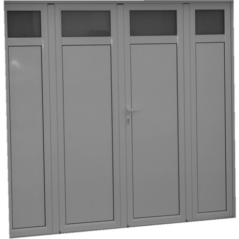 Prix porte de garage 4 vantaux alu