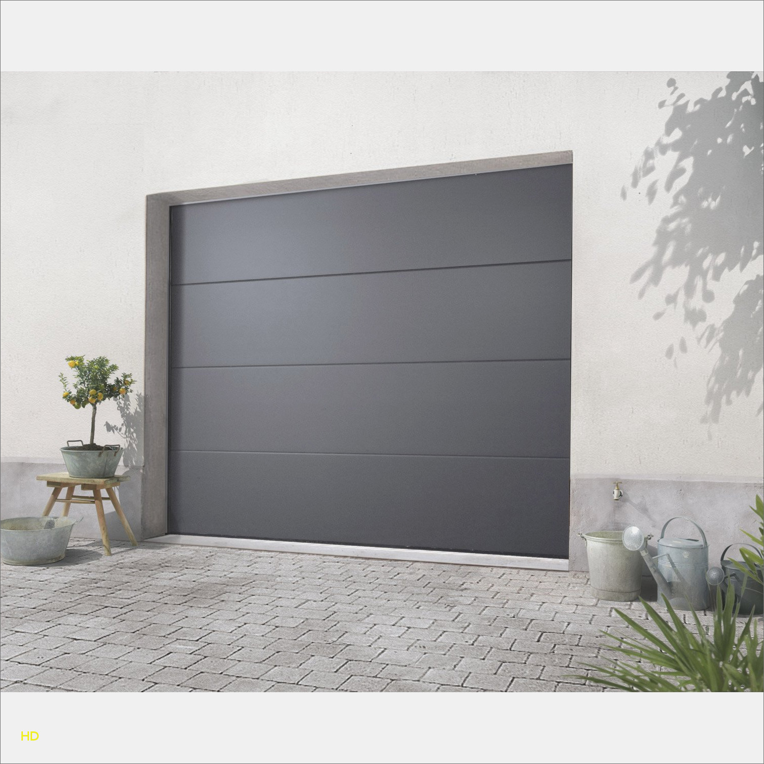 Porte de garage avec portillon integre leroy merlin